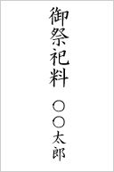 神式の表書き